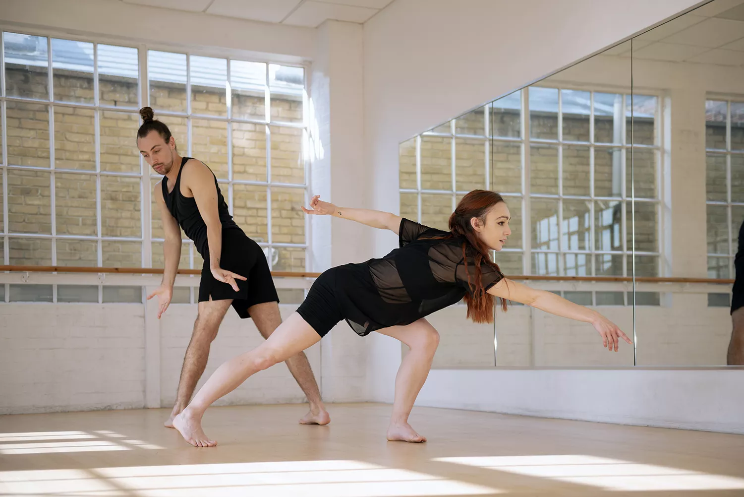 Un danseur et une danseuse